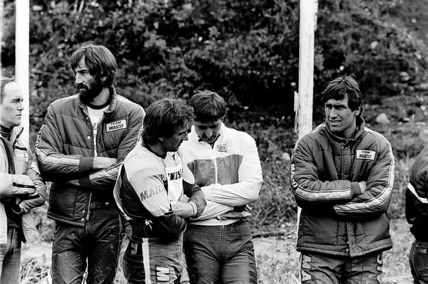 Ruskeasanta 1979 joukkue MM-500. Team Germany.